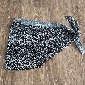 Leopard Print Bikini cover up skirt